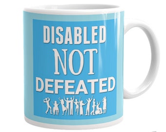 Disability awareness mug,Disability cup, inspiration gift