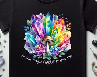 In My Hippie Crystal Mama Era - T-Shirt - Unisex Short Sleeve Shirt