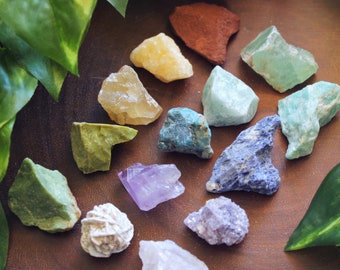 Half Pound Stone Pack | One Half Pound Bulk Wholesale Rough Healing Crystals and Stones | Crystal Grid | Meditation | Raw Crystals