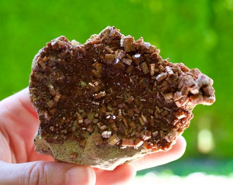 Raw Vanadinite Crystal | Mineral Cluster | Healing Crystals and Stones | Holistic Health | Rocks and Geodes | Meditation | Root Chakra