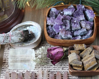 Mystery Crystal Box Crystal Set Crystal Jewelry Herbs and Minerals Raw Crystal Spiritual Healing Crystals and Stones Bohemian Decor