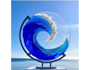 Fused Glass Wave Tutorial: Step-by-Step Guide (PDF Download)