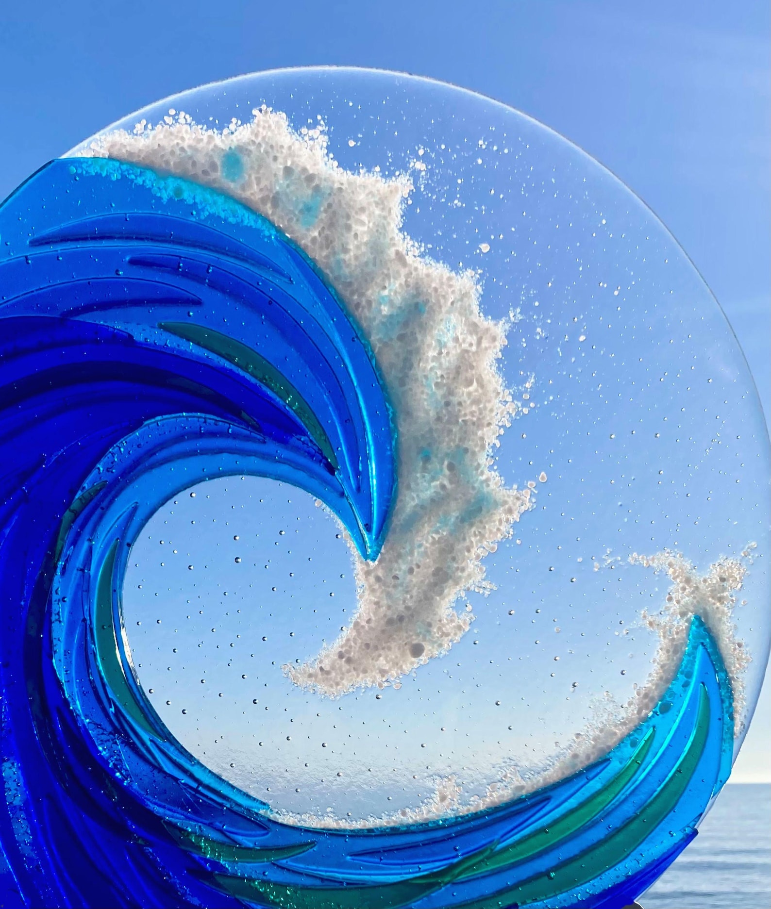 Fused Glass Wave Tutorial: Step-by-step Guide (PDF Download) - Etsy