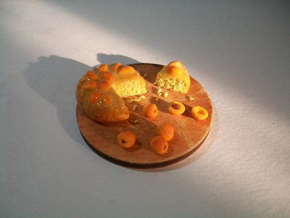 OOAK Pretzel Bread Bakery Miniature Clay Dollhouse Handmade Food Collectibles