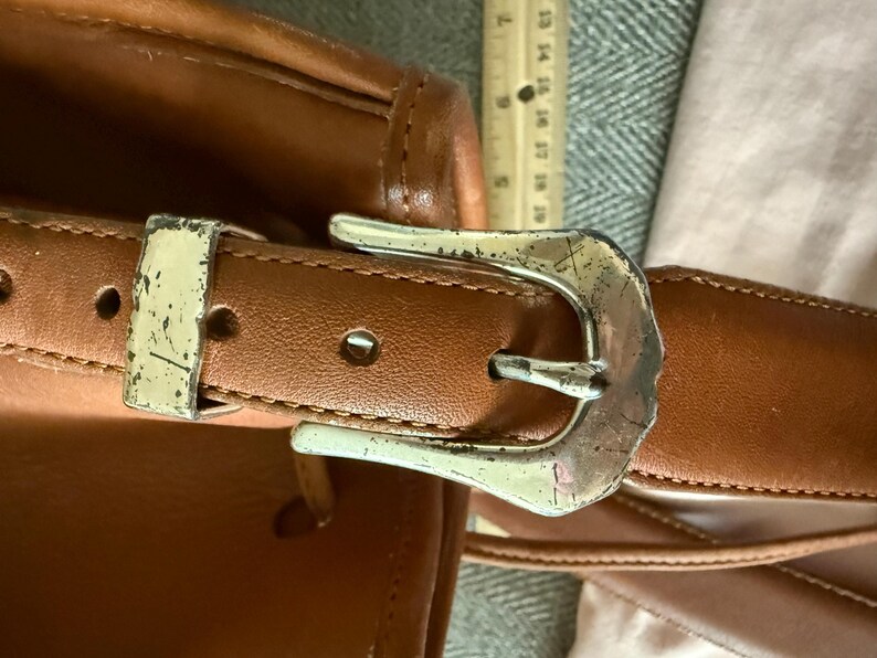 Brighton Leather Hobo-Drawstring top Bucket Purse bild 9