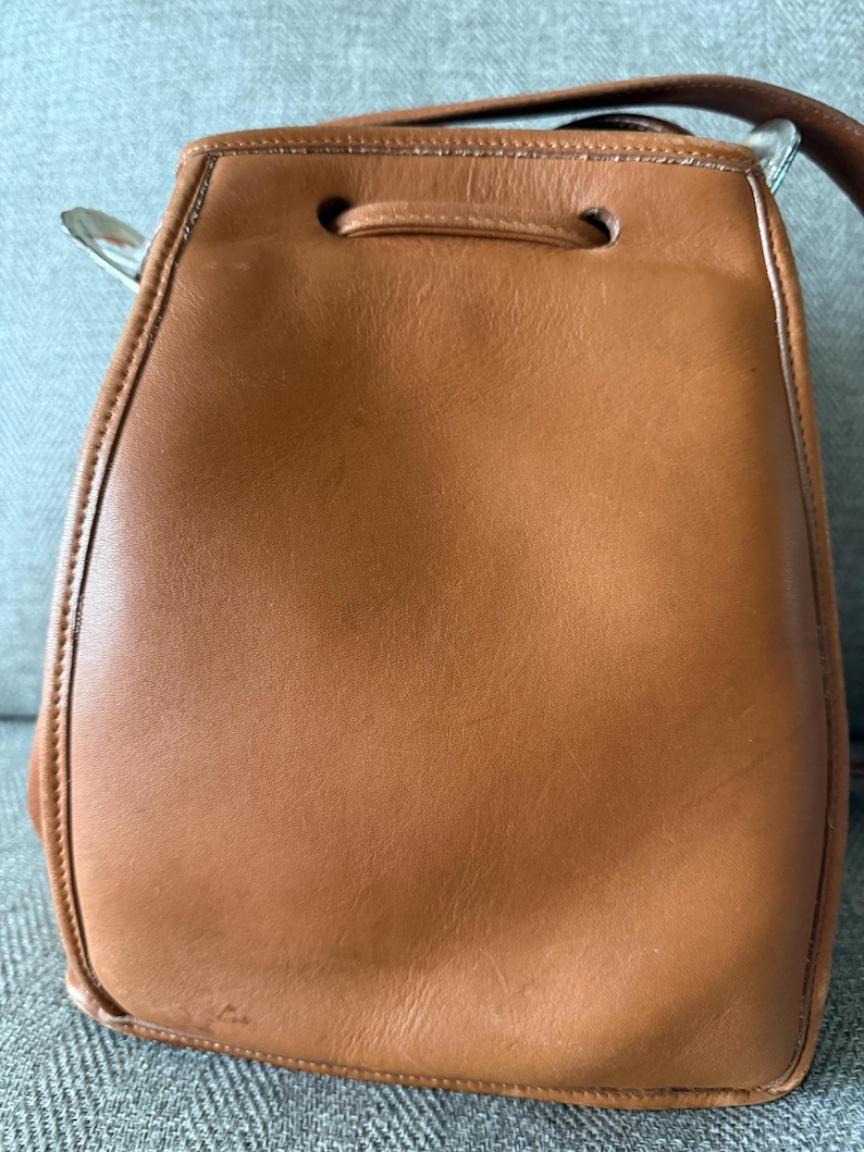 Brighton Leather Hobo-Drawstring top Bucket Purse bild 2