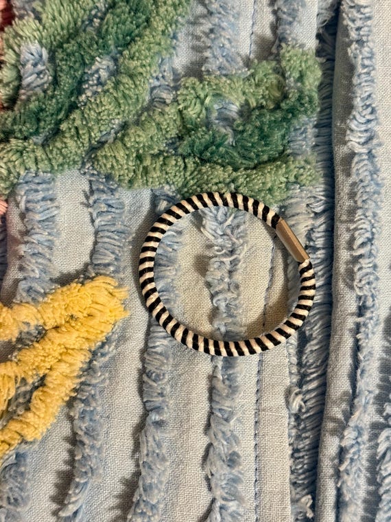 Vintage Chenille Bedspread Jacket - image 15