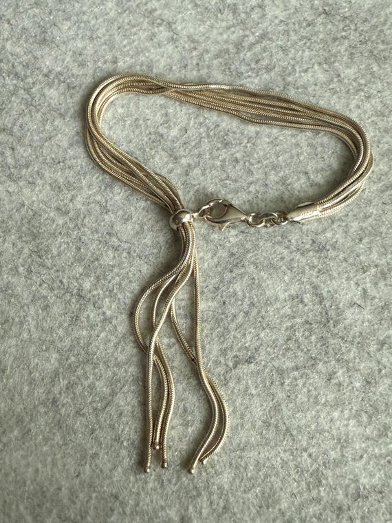 Unique Statement Y2K Sterling Silver Dangle Multi… - image 3