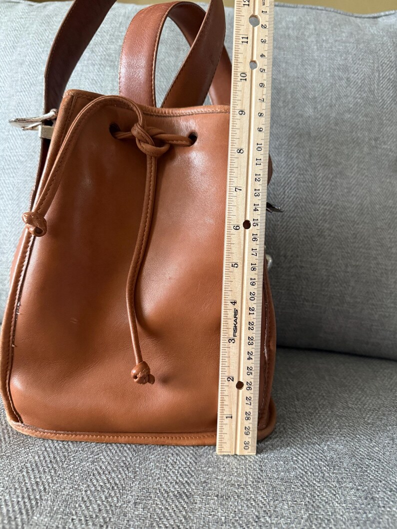 Brighton Leather Hobo-Drawstring top Bucket Purse bild 11