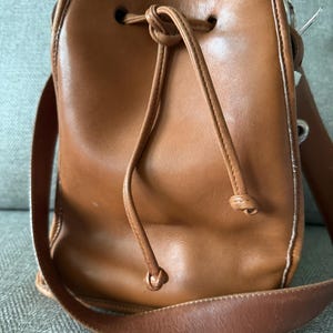 Brighton Leather Hobo-Drawstring top Bucket Purse bild 1
