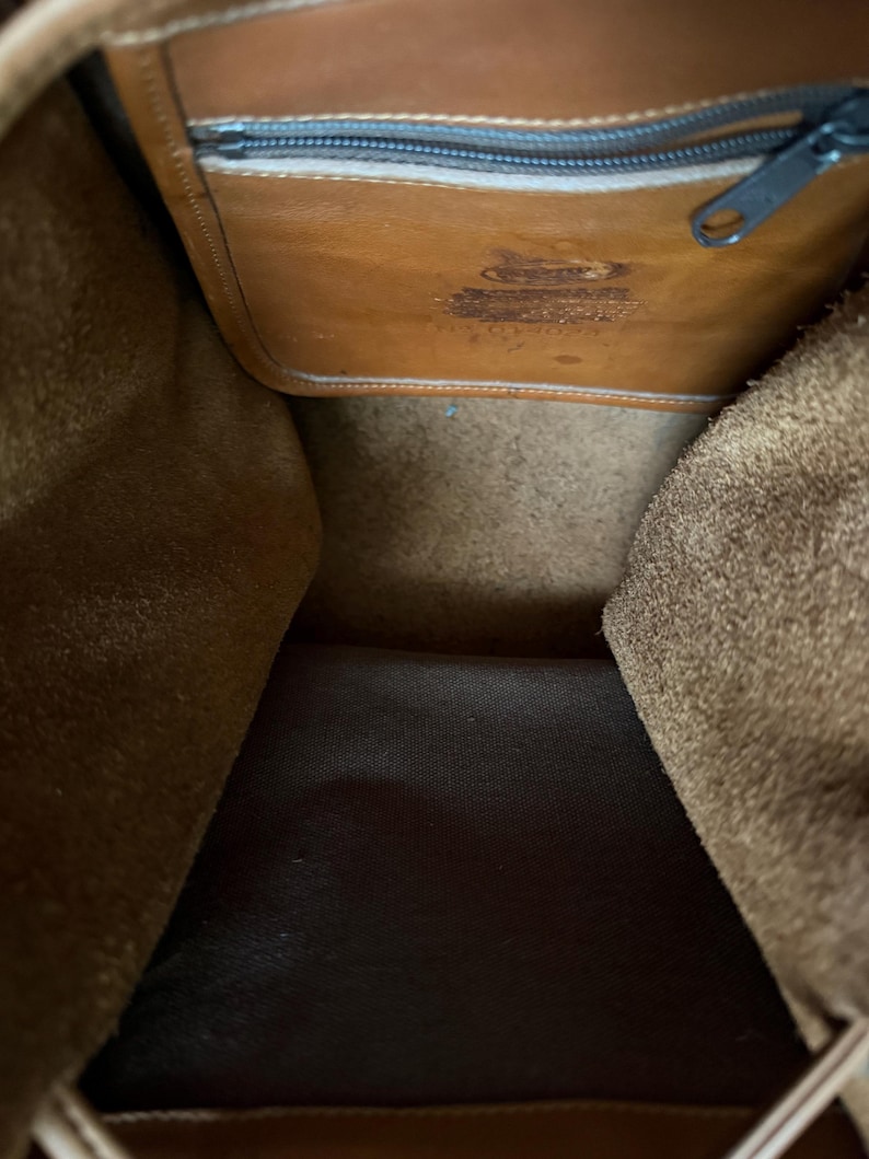 Brighton Leather Hobo-Drawstring top Bucket Purse bild 5