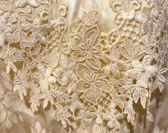 60's- Jessica McClintock Victorian Lace Blouse Size 4