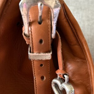 Brighton Leather Hobo-Drawstring top Bucket Purse bild 3