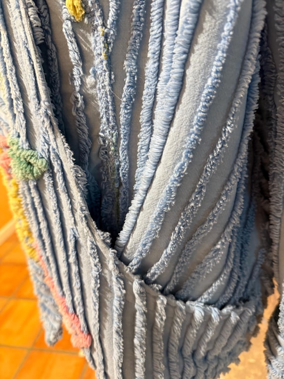 Vintage Chenille Bedspread Jacket - image 9