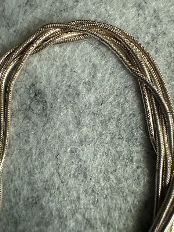 Unique Statement Y2K Sterling Silver Dangle Multi… - image 6