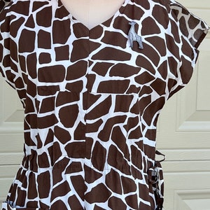 Giraffe Print Dress 