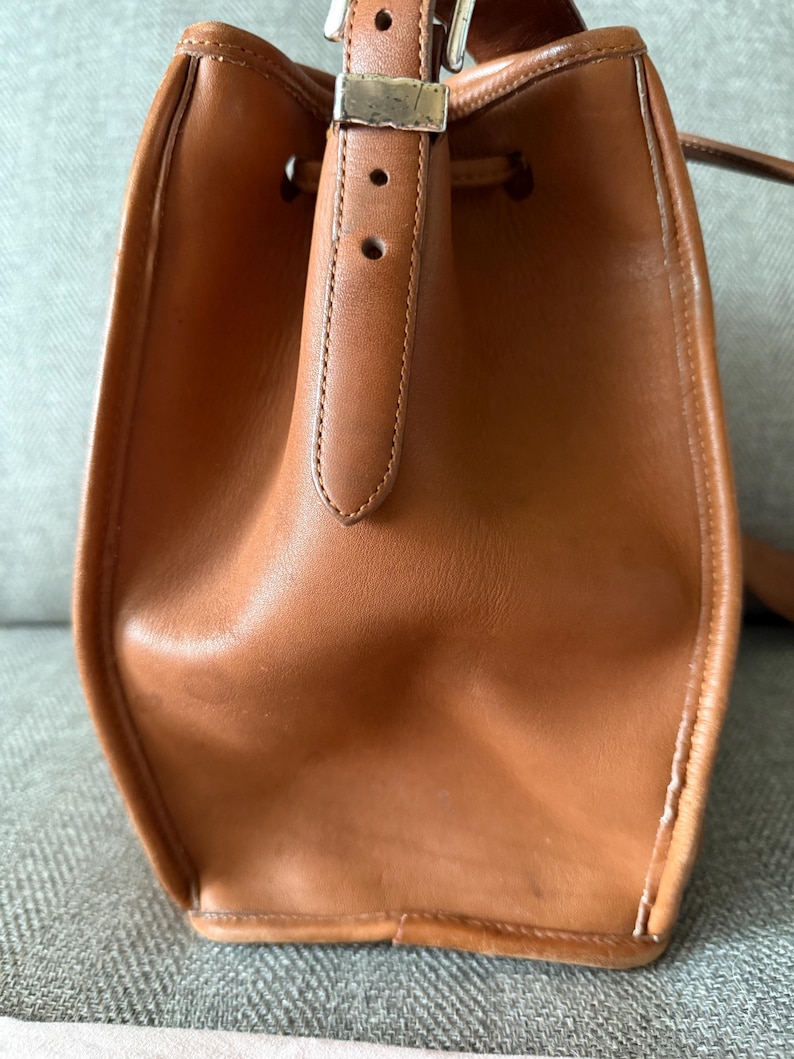 Brighton Leather Hobo-Drawstring top Bucket Purse bild 7