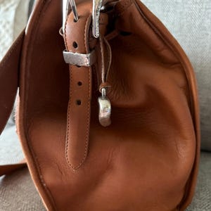 Brighton Leather Hobo-Drawstring top Bucket Purse bild 6