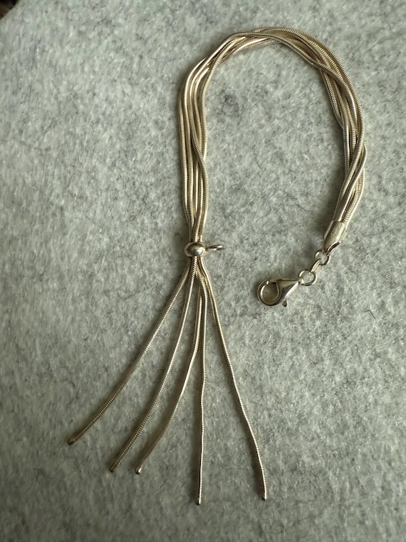 Unique Statement Y2K Sterling Silver Dangle Multi… - image 4