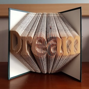 Libro Dream Folded, regalo di nozze, regalo di anniversario, regalo di compleanno, regalo per lui, regalo per lei, di tendenza! Best seller!