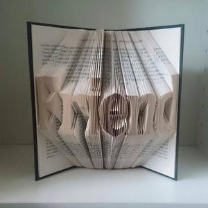 Friend Book Fold,birthday gift for best friend,booklover gift for friend, Thank you gift for her,bestie gift for women,girls friendship gift image 2