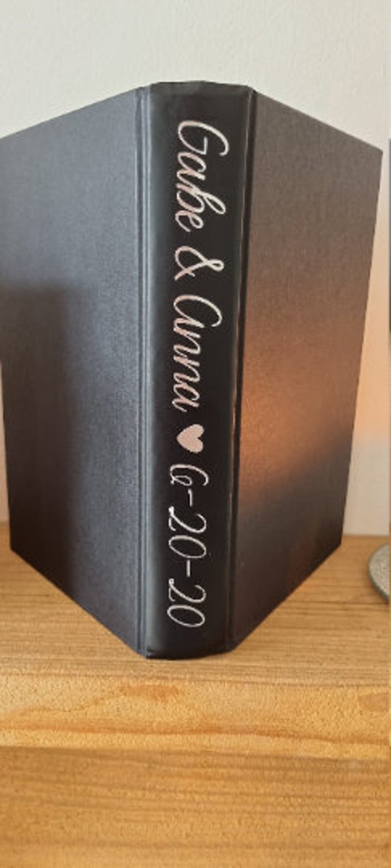 Folded book art Love, Love book, anniversary, first anniversary, paper anniversary, graduation, personalised book, personalized book black w/silver title