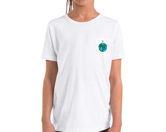 Super Jersey Saves the World T-shirt met korte mouwen voor jongeren