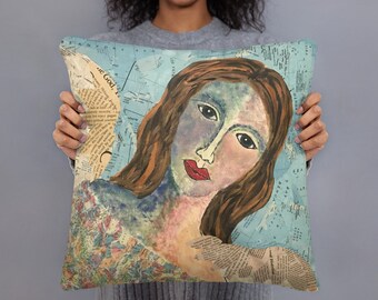 Guardian Angel of the World Pillow