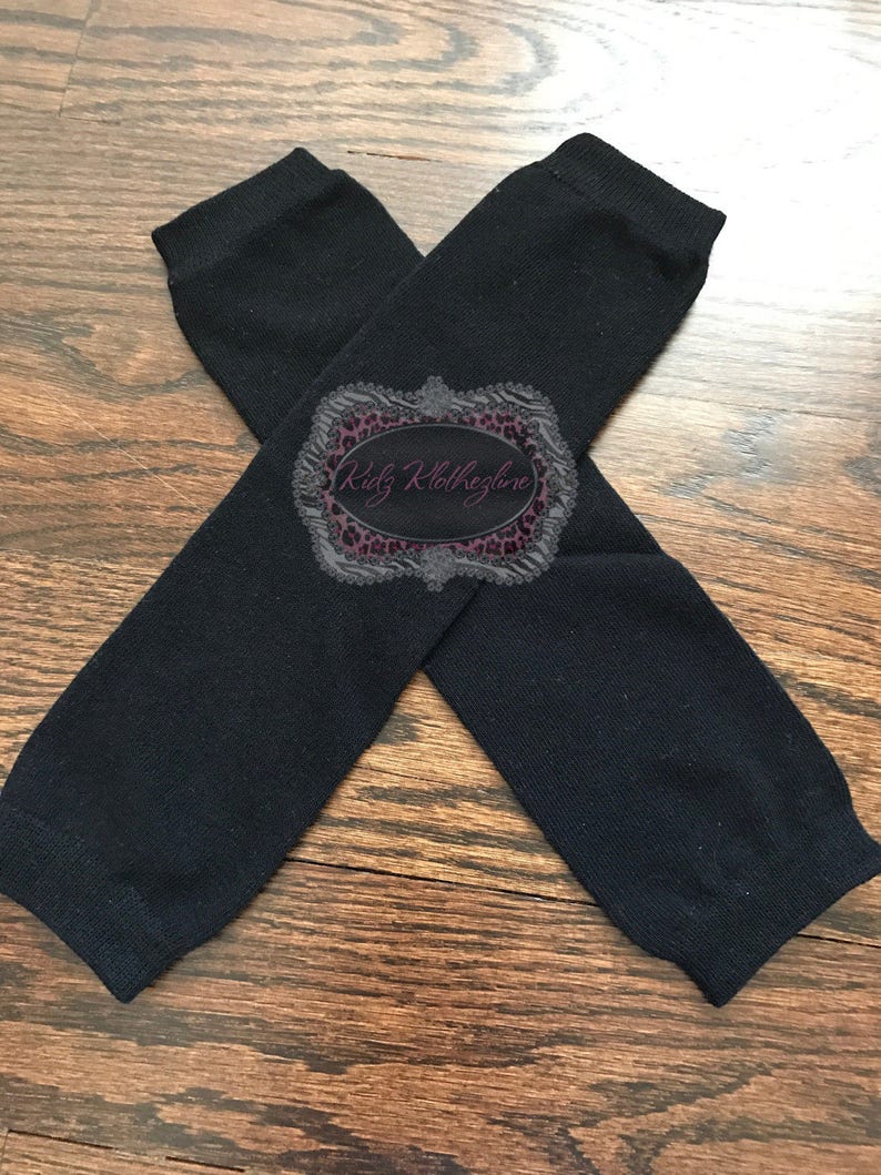 Black Leg Warmers Newborn Photo Prop Baby Shower Gift 1st Birthday Leg Warmers Arm Bands Baby Knee Pads half birthday