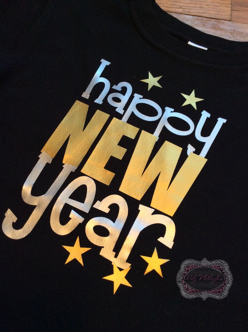 NYE Personalized Shirt New Years Eve Shirt Black Shirt Toddler | Etsy
