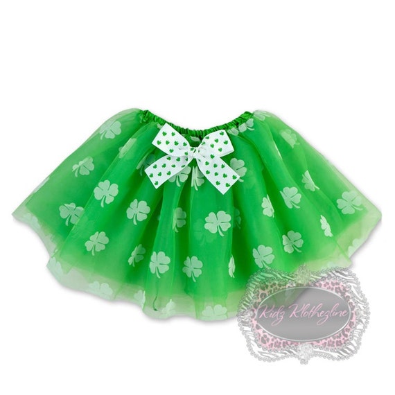 Photo Prop Dress! Shamrock Tutu Green Tutu St Patricks Day Skirt Tutu Green Cake Smash Outfit 1st Birthday Outfit