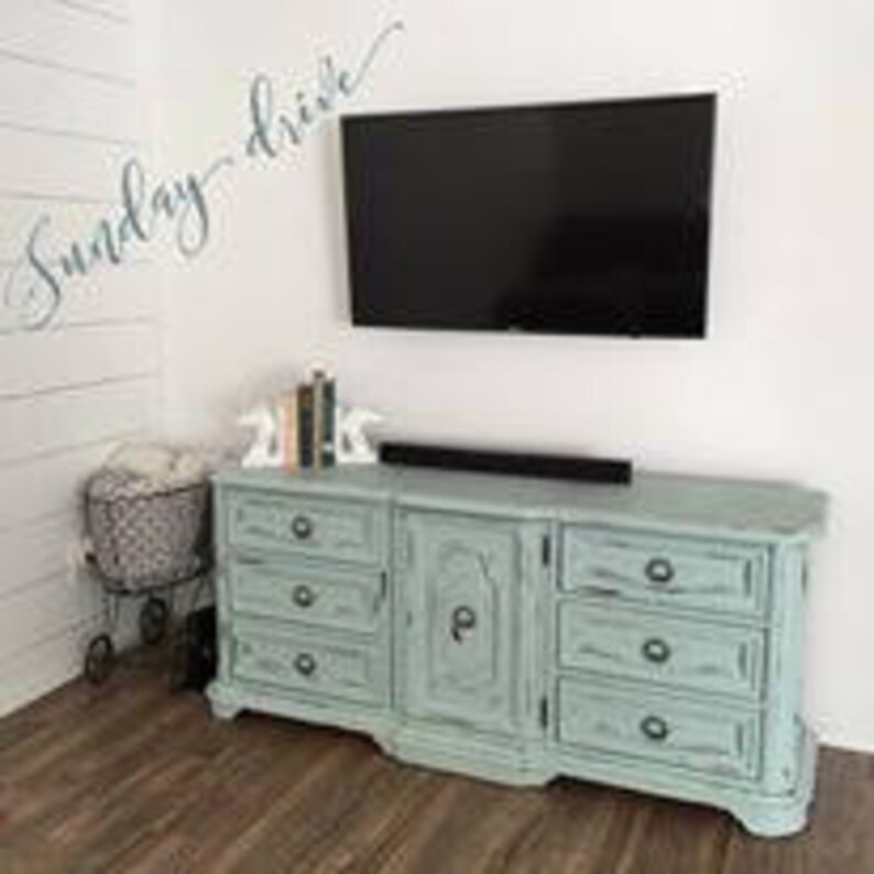 Yellow Tree Chalk Style Paint Etsy