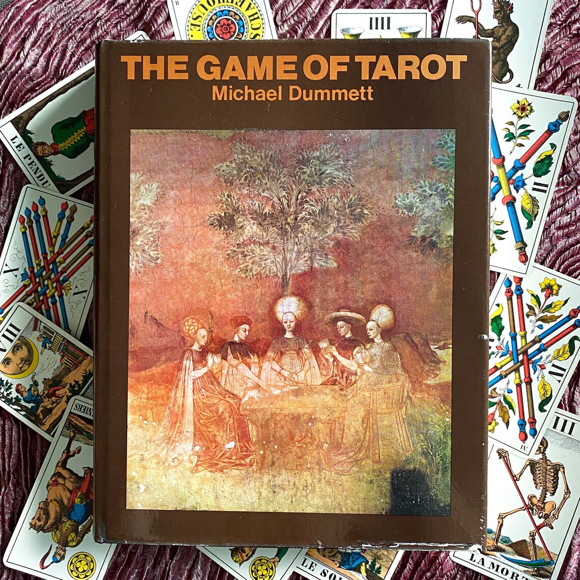 The Game Of Tarot By Michael Dummett Hardback 1980 Very Etsy