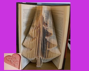 Book Folding Pattern - Christmas Tree - 173 Folds - Measure, Mark & Fold  Pattern #44