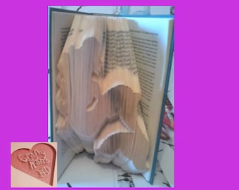 Book Folding Pattern - Mermaid - 296 Folds - Measure, Mark & Fold - Pattern#113