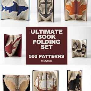 Mega pakiet najlepszych wzorów na składanie książek – ponad 500 wzorów w zestawie – do pobrania w wersji cyfrowej