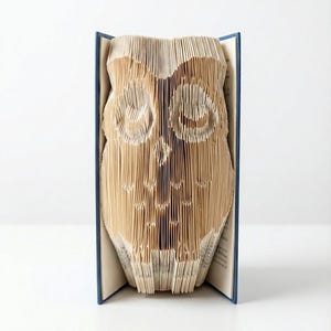 Owl Book Folding Pattern - 325 Folds - Instant Download - Measure, Mark & Fold