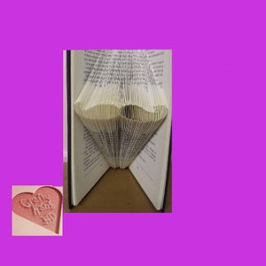 Book Folding Pattern - Moustache - Mini Collection 2 - 87 Folds -  Measure, Mark & Fold - Pattern#506