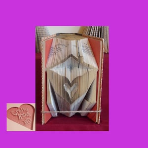 Book Folding Pattern - Hand Heart House - 225 Folds - Measure, Mark & Fold - PDF - Pattern #399
