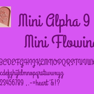 Book folding Patterns Alphabet - Mini 9 - Flowing - Measure Mark & Fold - Full Set of Characters to make your own - PDF - Instant Download