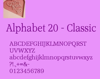 Book Folding Pattern - Alphabet 20 - Classic - PDF - Full Alphabet - Instant Download