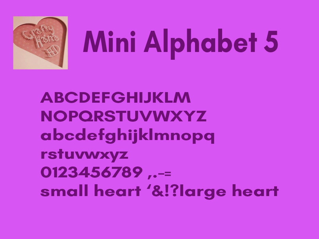 Mini Pattern Letter Book Folding Pattern Alphabet - Mini Alphabet - Approx 4cm Height ...