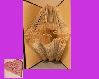 Book Folding Pattern - Plane -  249 Folds - Measure, Mark & Fold - Pattern#429