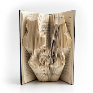 Cat Hearts - Book Folding Pattern -282 Folds -  Measure, Mark & Fold - DIY