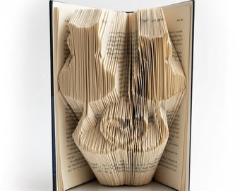 Cat Hearts - Book Folding Pattern -282 Folds -  Measure, Mark & Fold - DIY