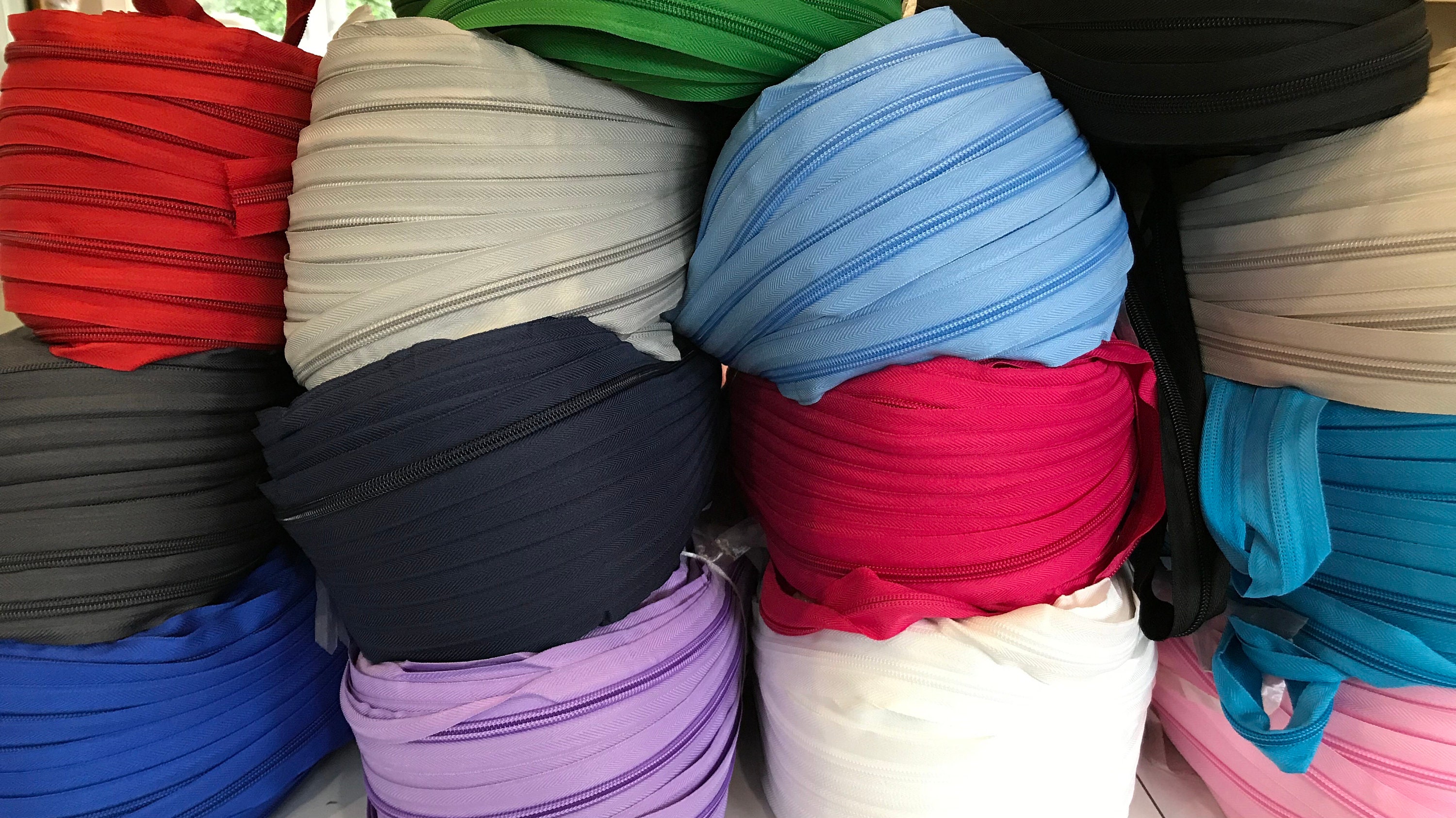 Continuous Zipper Roll Standard Style Sizes 3 and 5 Etsy UK