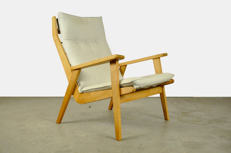 Fauteuil vintage Lotus en hêtre par Rob Parry pour Gelderland, 1960 image 2