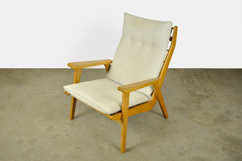 Fauteuil vintage Lotus en hêtre par Rob Parry pour Gelderland, 1960 image 4