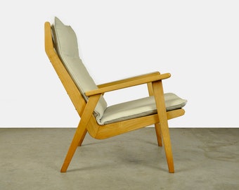 Vintage beech “Lotus” armchair by Rob Parry for Gelderland, 1960s