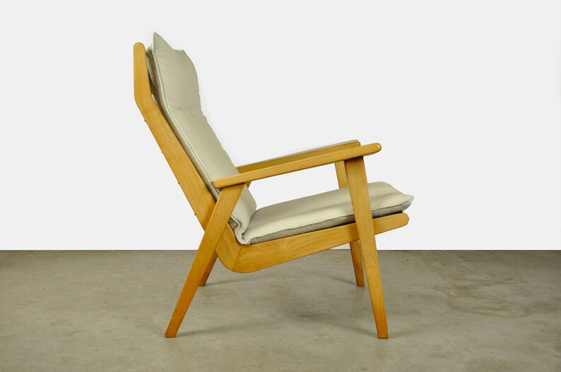 Fauteuil vintage Lotus en hêtre par Rob Parry pour Gelderland, 1960 image 1